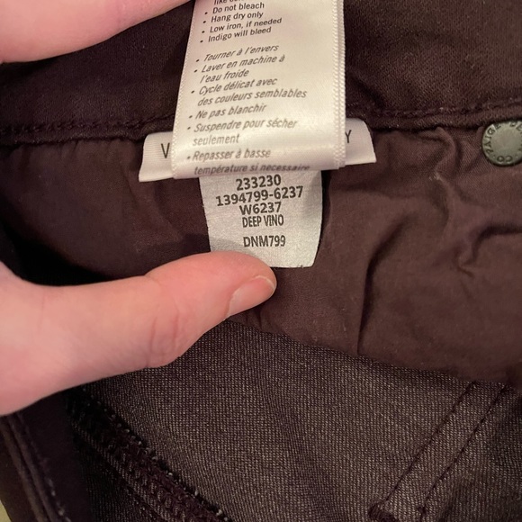 Paige Verdugo Ultra Skinny in Deep Wine - Picture 9 of 9